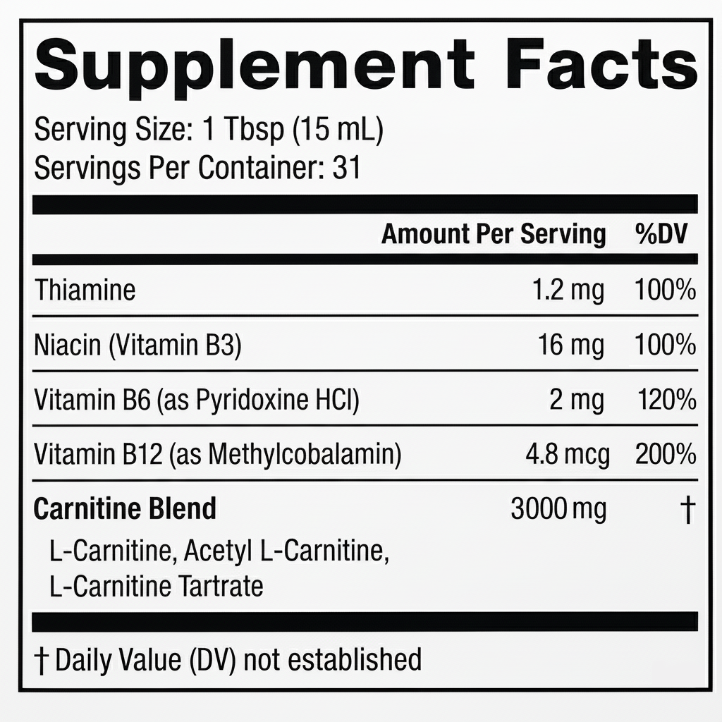 BurnFlow™ Liquid L-Carnitine - Turn Fat Into Energy