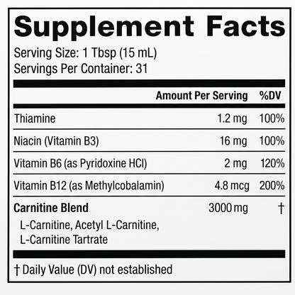 BurnFlow™ Liquid L-Carnitine - Turn Fat Into Energy